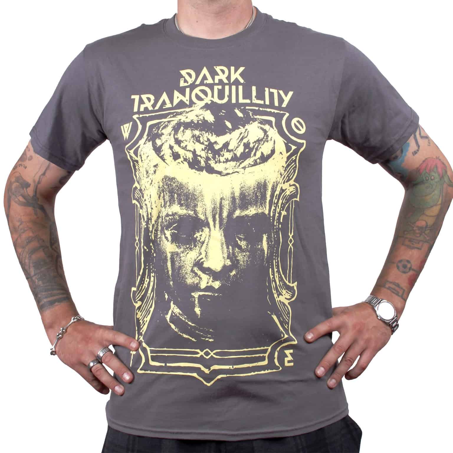 Dark Tranquillity, T-Shirt, Face Charcoal – Merchland