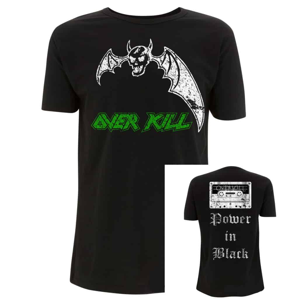 Overkill, T-Shirt, Power In Black – Merchland