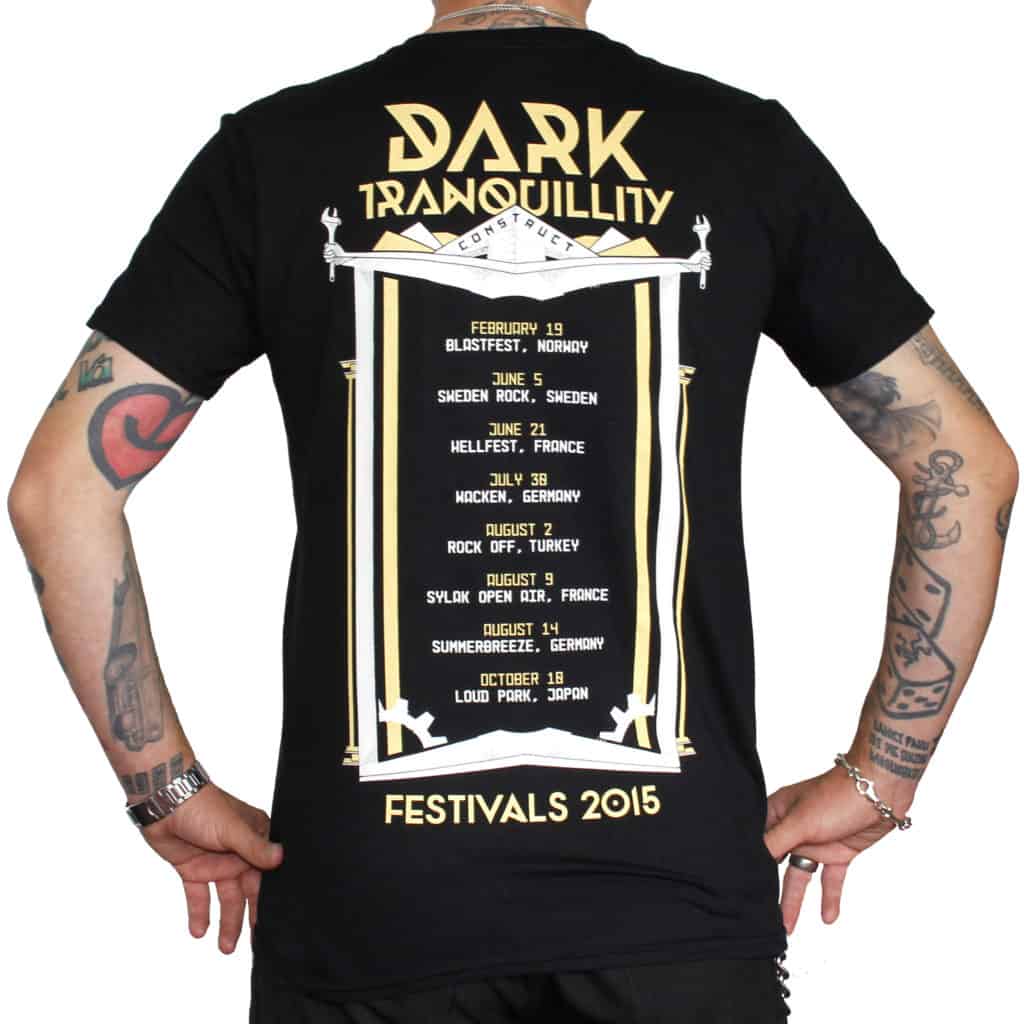 Dark Tranquillity, T-Shirt, Festival 2015 – Merchland