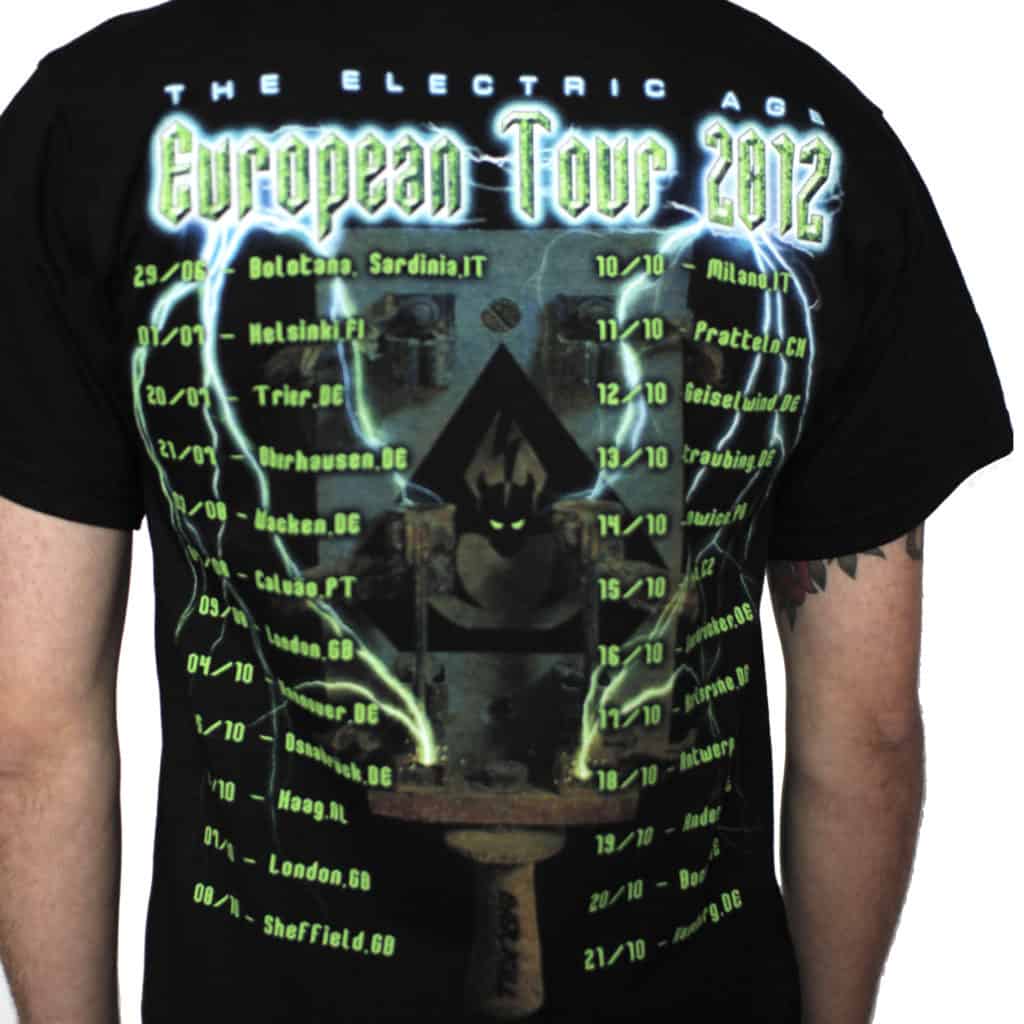 Overkill, T-Shirt, Tour Electric Badge – Merchland